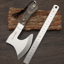 Load image into Gallery viewer, 2019 Sharp F702 Survival tomahawk axes hatchet camping hand fire axe Boning Knife for Chopping meat Bones
