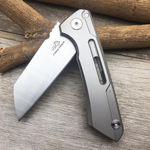 Load image into Gallery viewer, Original FREETIGER FT601 Mechanical Warrior Folding Pocket Knife D2 Blade CNC Steel Ball Bearing Hunting Camping Small EDC Knife
