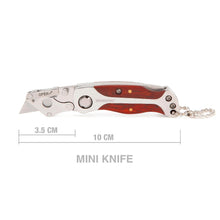 Load image into Gallery viewer, WORKPRO Portable KeyChain Knife Mini Folding Knife Camping Key Ring Knife
