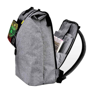 Original 90 Fun Leisure Mi Backpack 14 Inches Casual Travel Laptop Rucksack College Student School Bag Gray Blue