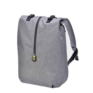 Original 90 Fun Leisure Mi Backpack 14 Inches Casual Travel Laptop Rucksack College Student School Bag Gray Blue