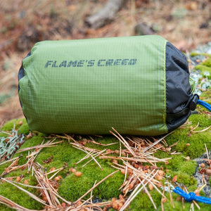 FLAME'S CREED Ultralight Tarp Lightweight MINI Sun Shelter Camping Mat Tent Footprint 15D Nylon Silicone 160g Tenda Para Carro