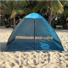 Load image into Gallery viewer, Anti-mosquito beach shade tent with gauze UV protection Automatically camping outdoor portable beach tent with mesh curtain
