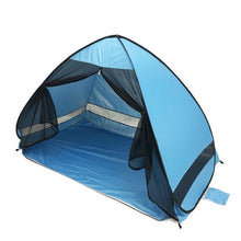 Load image into Gallery viewer, Anti-mosquito beach shade tent with gauze UV protection Automatically camping outdoor portable beach tent with mesh curtain
