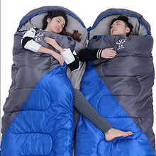 Load image into Gallery viewer, Camping warm sleeping bag outdoor adult camping sleeping bag wholesale custom winter cotton travel sleeping bag
