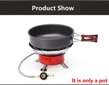 Load image into Gallery viewer, High quality Ultralight Camping Cookware Frying Pot outdoor tableware Picnic 2-3 Person Frying Pan Fry Pan Portable Single Pot
