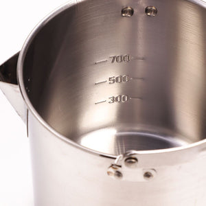 1.2L outdoor stainless steel kettles Mountaineering camping portable boil water hanging pot hot soup coffee tableware