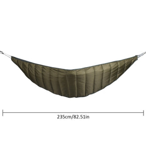 Outdoor Camping Full Length Hammock Underquilt Ultralight Winter Warm Under Quilt Blanket Cotton Hammock