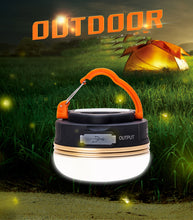 Load image into Gallery viewer, Mini Portable Camping Lights 10W LED Camping Lantern Waterproof Tents lamp Outdoor Hiking Night Hanging lamp USB Rechargeable
