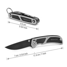 Load image into Gallery viewer, WORKPRO 3PC Survival Tool Kits Multi Plier Multifunction Knife Tactical knife Camping Multitools
