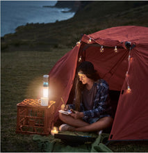 Load image into Gallery viewer, USB LED Camping Lantern 7800mAH Tent Light Lamp IP68 Waterproof Rechargeable Magnetic Hiking Working Fishing SOS Flashlight
