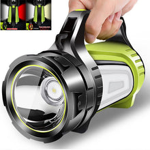 Load image into Gallery viewer, Super bright Powerful USB LED flashlight Searching torches 2 side night light lamp hand Camping lantern rechargeable battery
