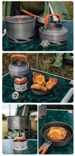 Load image into Gallery viewer, Fire Maple Camping Utensils Dishes Cookware Set Picnic Hiking Heat Exchanger Pot Kettle FMC-FC2 Outdoor Tourism Tableware
