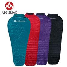 Load image into Gallery viewer, AEGISMAX NANO Outdoor Camping Ultralight Tent Mummy White Goose Down Three Season Sleeping Bag Nylon Bag Portable splicing
