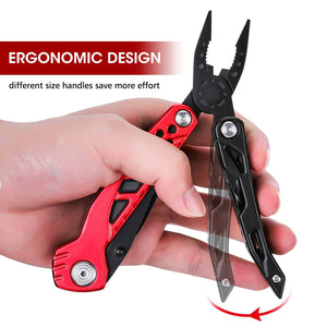 Multitool GHK-LP91 13 In 1 Folding-Knife Kitchen Bottle Opener Sharp Pocket Pliers Saw Blade Outdoor Camping