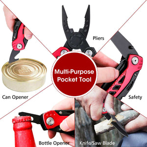 Multitool GHK-LP91 13 In 1 Folding-Knife Kitchen Bottle Opener Sharp Pocket Pliers Saw Blade Outdoor Camping