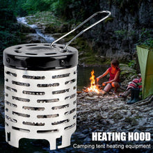 Load image into Gallery viewer, Mini Heater Outdoor Travel Camping Equipment Warmer Heating Stove Tent Radial Flame Heating Cover
