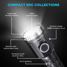 Load image into Gallery viewer, Astrolux EC01 XHP50B-3V 3500LM UI USB-C Rechargeable 18650 21700 Flashlight LED IPX8 Waterproof Camping Lantern Torch Light
