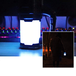 Solar Power Lamp Flashlight USB Port Camping Tent Light Outdoor Portable Hanging Lamp LED Lantern Hiking Emergencies Light