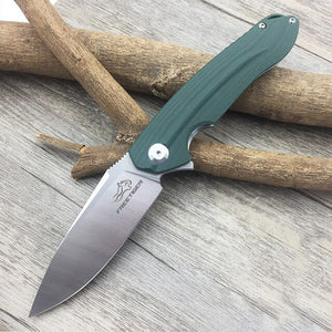 FREETIGER FT903 Folding Knife Top Quality D2 Blade G10 Handle Ball Bearing Outdoor Hunting Camping Tactical Pocket EDC Tool