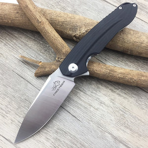 FREETIGER FT903 Folding Knife Top Quality D2 Blade G10 Handle Ball Bearing Outdoor Hunting Camping Tactical Pocket EDC Tool