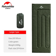 Load image into Gallery viewer, Naturehike Ultralight  Portable Envelope Cotton Outdoor Camping Sleeping Bag NH19S015-D
