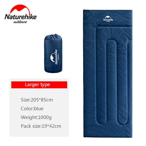 Naturehike Ultralight  Portable Envelope Cotton Outdoor Camping Sleeping Bag NH19S015-D