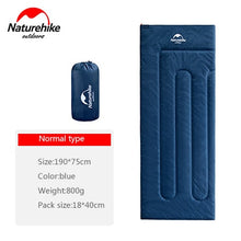 Load image into Gallery viewer, Naturehike Ultralight  Portable Envelope Cotton Outdoor Camping Sleeping Bag NH19S015-D
