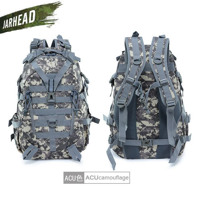 Tactical Reflective Backpack Outdoor Molle Camouflage Rucksack Military Assault Bag Hiking Camping Hunting Travel Bag