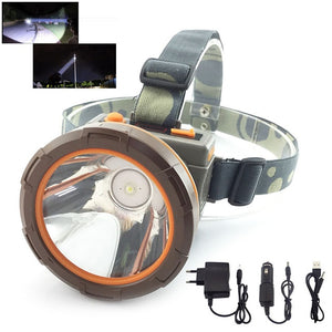 High Power 65W led Headlight super bright long range Headlamp Head Torch Lamp light frontale lampe battery For fishing camping