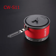 Load image into Gallery viewer, Alocs CW-S10 CWS1 Outdoor Heat Exchange Camping Cooking Pot Cookware Folding Handle For Hiking Backpacking Picnic
