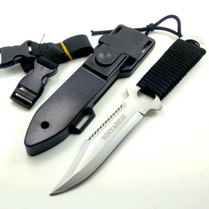 Fixed Blade Knife Hunting Stainless Steel Tactical Knives Outdoor Camping Hand Tool Sheath Diving Survival Knife SDIYABEIZ