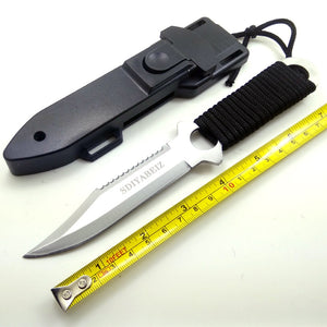 Fixed Blade Knife Hunting Stainless Steel Tactical Knives Outdoor Camping Hand Tool Sheath Diving Survival Knife SDIYABEIZ