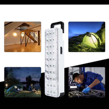 Load image into Gallery viewer, Waterproof 30LED Multi-Function Rechargeable Emergy Light Flashlight Mini 60 LED Emergency Light Lamp For Home Camp Outdoor
