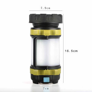 Camp Lamp LED Camping Light USB Rechargeable Flashlight Dimmable Spotlight Work Light Waterproof Searchlight Emergency Torch