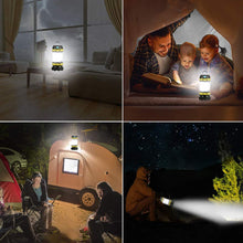 Load image into Gallery viewer, Camp Lamp LED Camping Light USB Rechargeable Flashlight Dimmable Spotlight Work Light Waterproof Searchlight Emergency Torch
