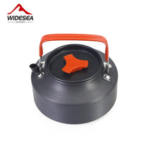 Load image into Gallery viewer, Widesea 1.1L camping kettle outdoor coffee kettle camping tableware travel tableware outdoor picnic set
