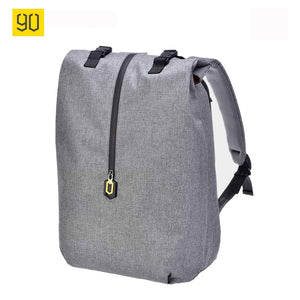 Original 90 Fun Leisure Mi Backpack 14 Inches Casual Travel Laptop Rucksack College Student School Bag Gray Blue