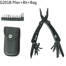 Load image into Gallery viewer, Ganzo G202B MultiTools set Folding Pliers Fishing Camping Survival EDC Bits Gear crimper Pocket Knife Plier wire cutter stripper
