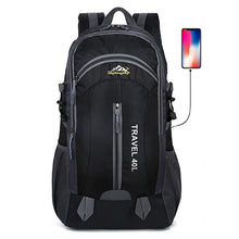 Load image into Gallery viewer, 40L Waterproof travel Hiking Backpacks for Men Male Unisex Sport Bag Pack USB Outdoor Mountaineering Climbing Camping Bag 2019
