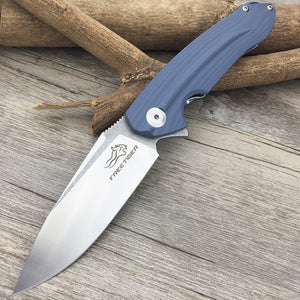 FREETIGER FT903 Folding Knife Top Quality D2 Blade G10 Handle Ball Bearing Outdoor Hunting Camping Tactical Pocket EDC Tool