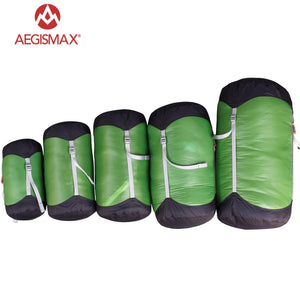 AEGISMAX Outdoor Sleeping Bag Pack Compression Stuff Sack Storage Carry Bag Sleeping Bag Accessories Camping Hiking Outdoor