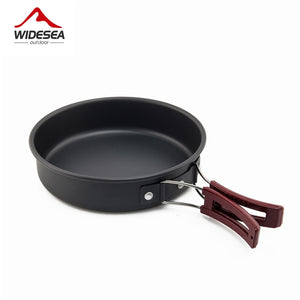 Widesea 2-3 camping tableware picnic set travel tableware outdoor kitchen cooking set camping cookware hiking utenils cutlery