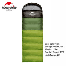 Load image into Gallery viewer, Naturehike Outdoor camping adult Sleeping bag waterproof keep warm three season spring summer sleeping bag for Camping Travel
