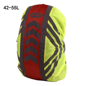 20-55L New Reflective Backpack Rain Cover Outdoor Travel Camping Sport Bag Dustproof Waterproof Rainproof Cover for Backpacks