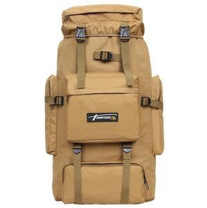 70L Outdoor Backpack Molle Military Tactical Backpack Rucksack Sports Bag Waterproof Camping Hiking Backpack For Travel