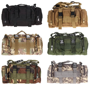 Outdoor Military Tactical Waist Bag Waterproof Nylon Camping Hiking Backpack Pouch Hand Bag military bolsa Style mochila