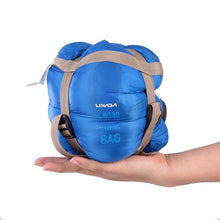 Load image into Gallery viewer, Lixada 190 * 75cm Outdoor Camping Bag Hiking Sleeping Bag Multifunctional Ultra-light Envelope Hooded Sleeping Bed Lazy Bag
