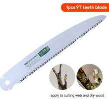 Load image into Gallery viewer, LAOA 10 inch 7T/9T/12T Wood Folding Saw Outdoor For Camping SK5 Grafting Pruner for Trees Chopper Garden Tools Unility Knife
