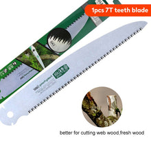 Load image into Gallery viewer, LAOA 10 inch 7T/9T/12T Wood Folding Saw Outdoor For Camping SK5 Grafting Pruner for Trees Chopper Garden Tools Unility Knife
